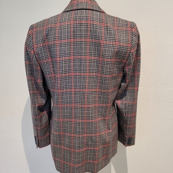 Pendleton 100% Wool Tartan Plaid Single-Button Blazer Jacket - Sz 6 Petite - Picture 3 of 6